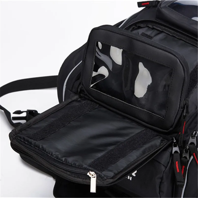 Сумки для мотоциклов, водонепроницаемые черные мотоциклетные сумки, сумка для шлема, мотоциклетный багаж, рюкзак для мотоциклистов, гоночный масляный бак, сумка для хвоста
