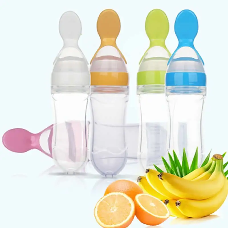 baby rice in bottle