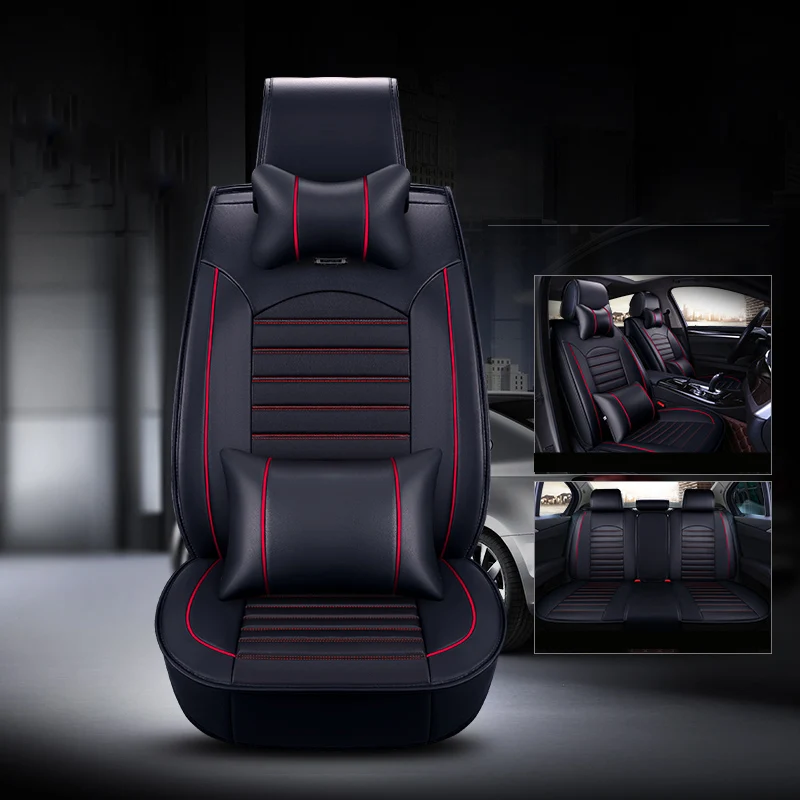 Чехол для автомобильного сиденья из искусственной кожи isuzu MU X (передняя и задняя)
