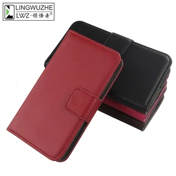 

LINGWUZHE Flip Genuine Leather Case Wallet Style With Card Phone Cover For Noa H9 5.5''
