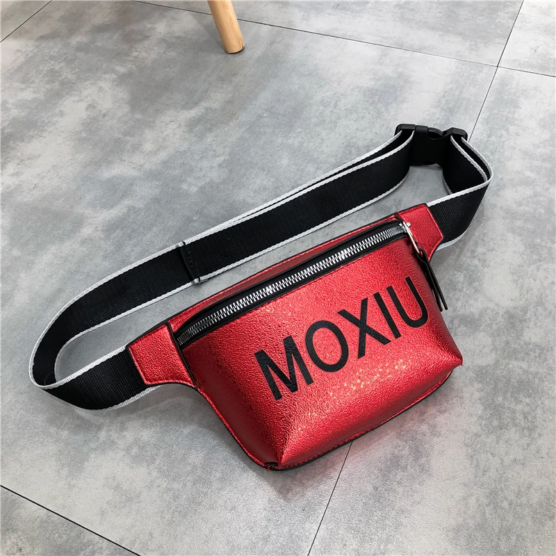 

Shoulder Women's Waist Bag Belt Sport Waist Bag For Women 2019 Banana Female Fanny Packs For Women Fashionable Red Black