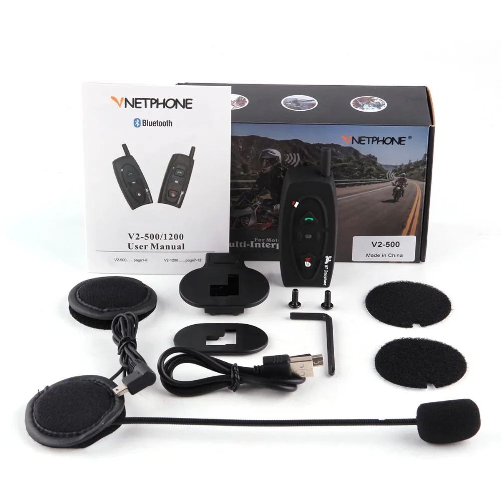 

Car Intercom Mobile Rider V2 500M Walkie Talkie Motorcycle Helmet Communicate Interphone Bluetooth Headsets Moto Walkie-Talkie