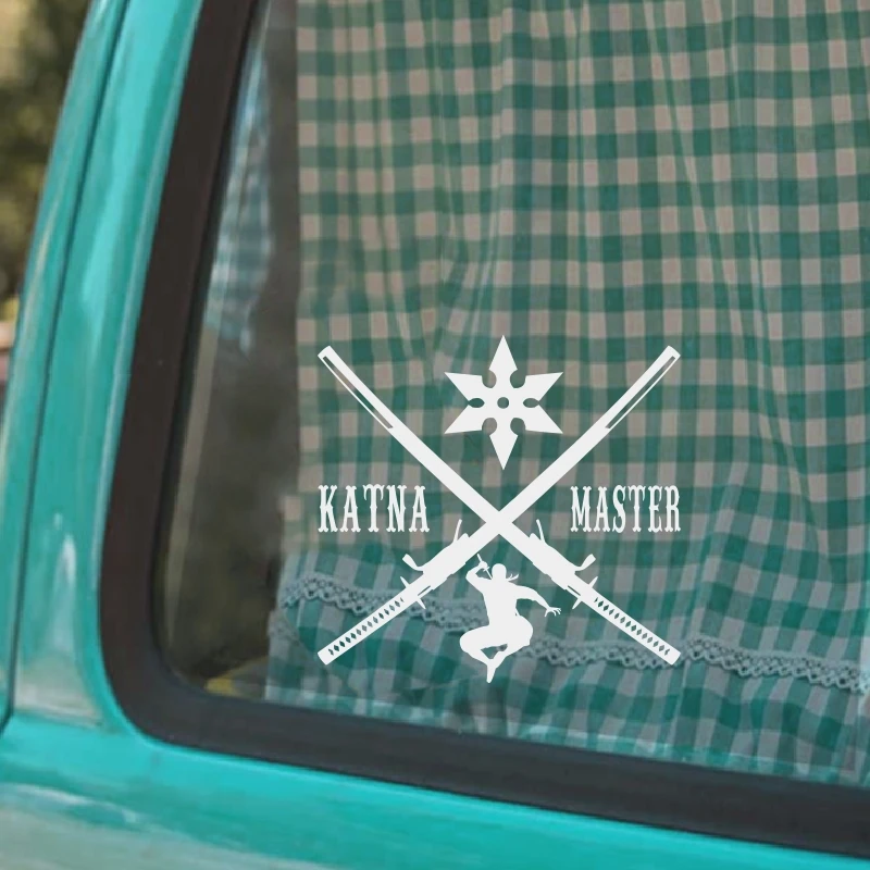 Ninja Samurai Darts KATNA MASTER Japanese Reflective Personality Helmet Bumper Diesel Custom Car Stickers | Автомобили и