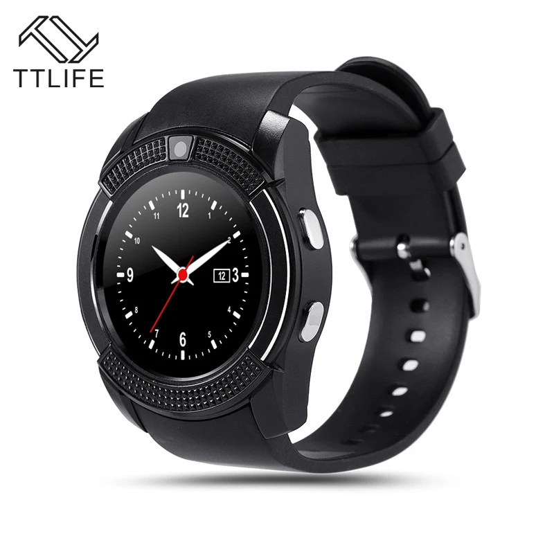 

TTLIFE Brand New Original Blutooth Smart Watch V8 Support SIM TF Card Pedometer Remote Camera Anti-lost for IOS Andriod Phone