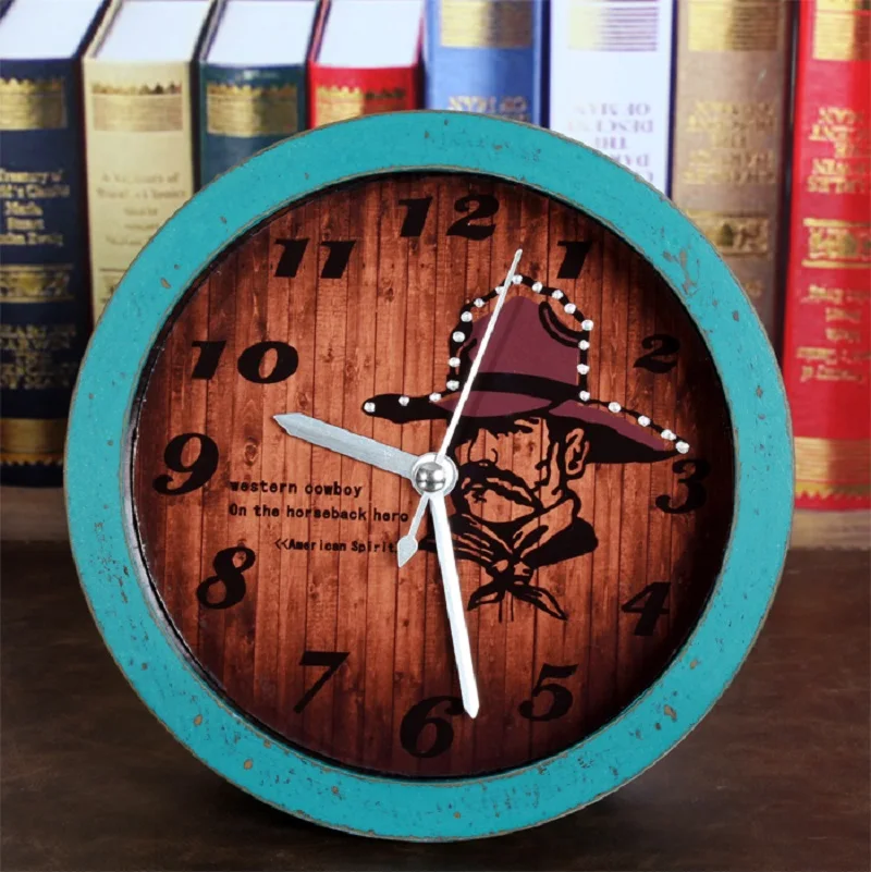 

home decor reloj despertador al fajr clock watches quartz digital automobile clock retro watch Imitation wood plastic 4.8 inches