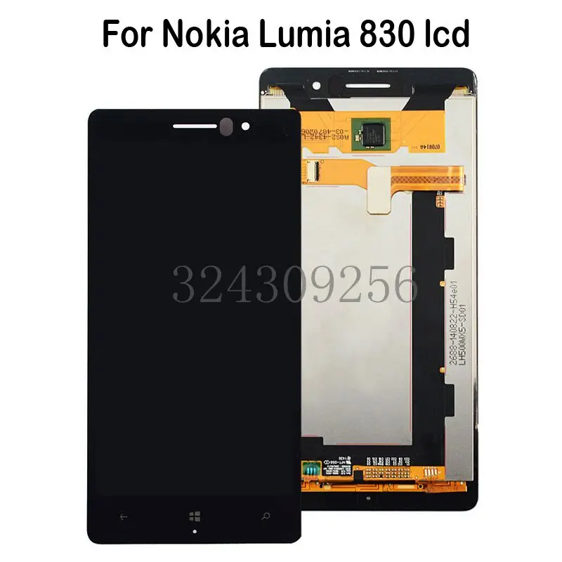 Черный 5 0 &quot1280x720 ЖК-дисплей для Nokia Lumia 830 Дисплей + Сенсорный экран планшета