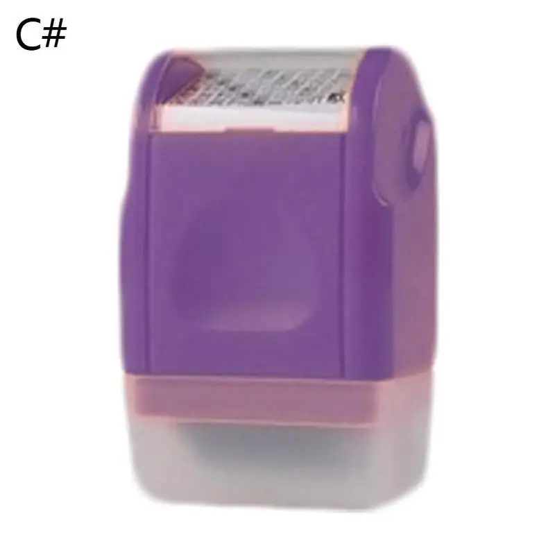 Защита от кражи личных данных печать безопасности скрытие ID ЗАЩИТА ролика 1PC - Цвет: Purple