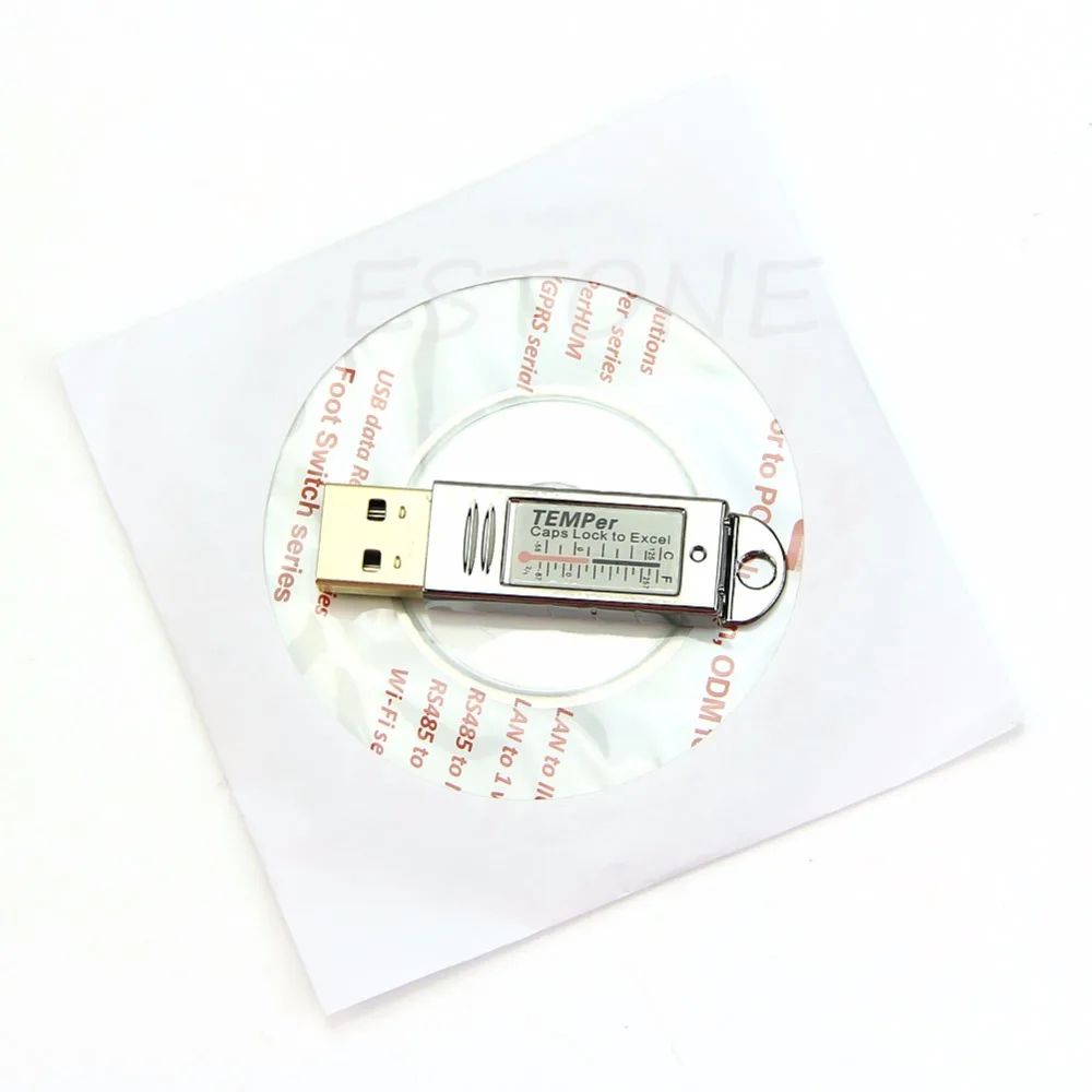 

USB Thermometer Sensor Temperature Data Logger Tester For PC Laptop Mac Computer