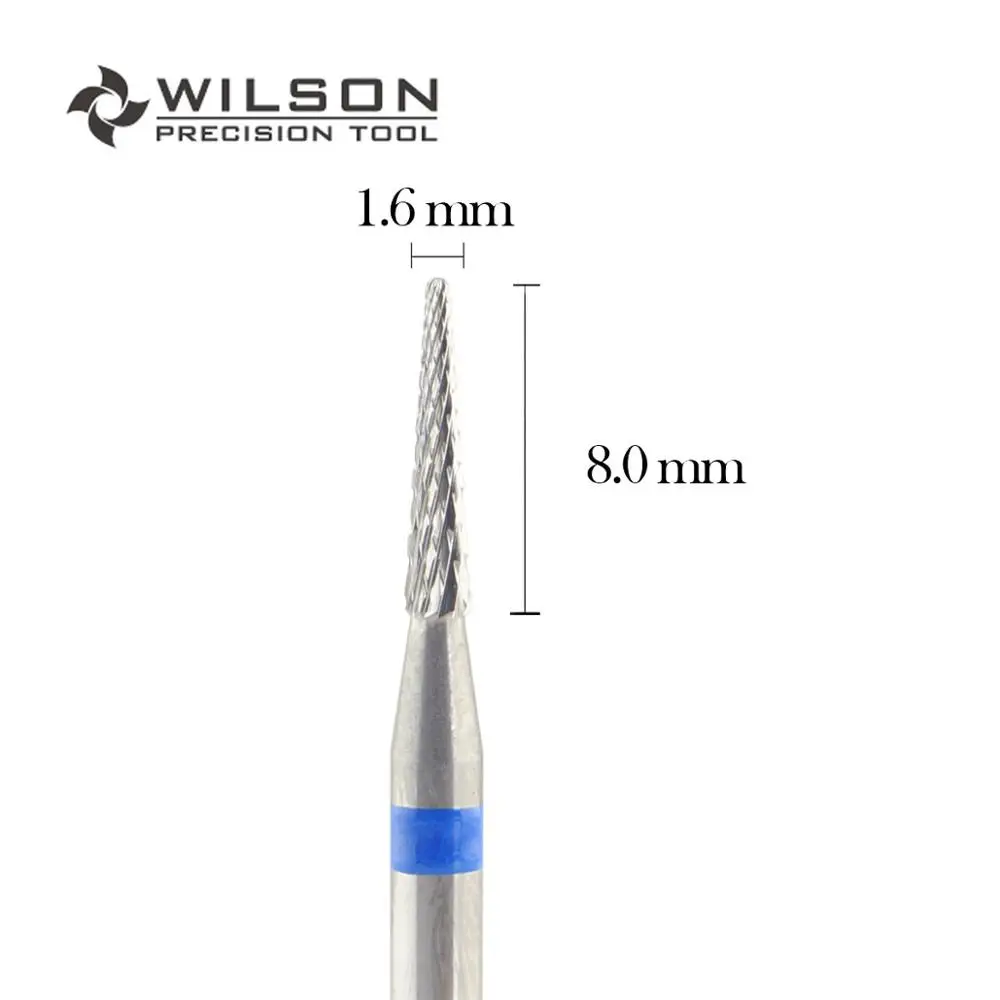 Поперечная резка-стандарт(5000326)-ISO 190-карбид вольфрама боры-карбид WILSON сверло для ногтей и стоматологические боры - Цвет: Синий