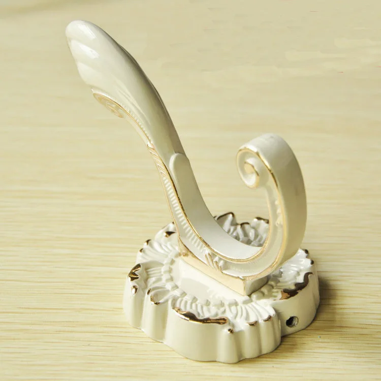 Hot Selling Robe Hooks Clothes Hook,ivory Color Decorative ...