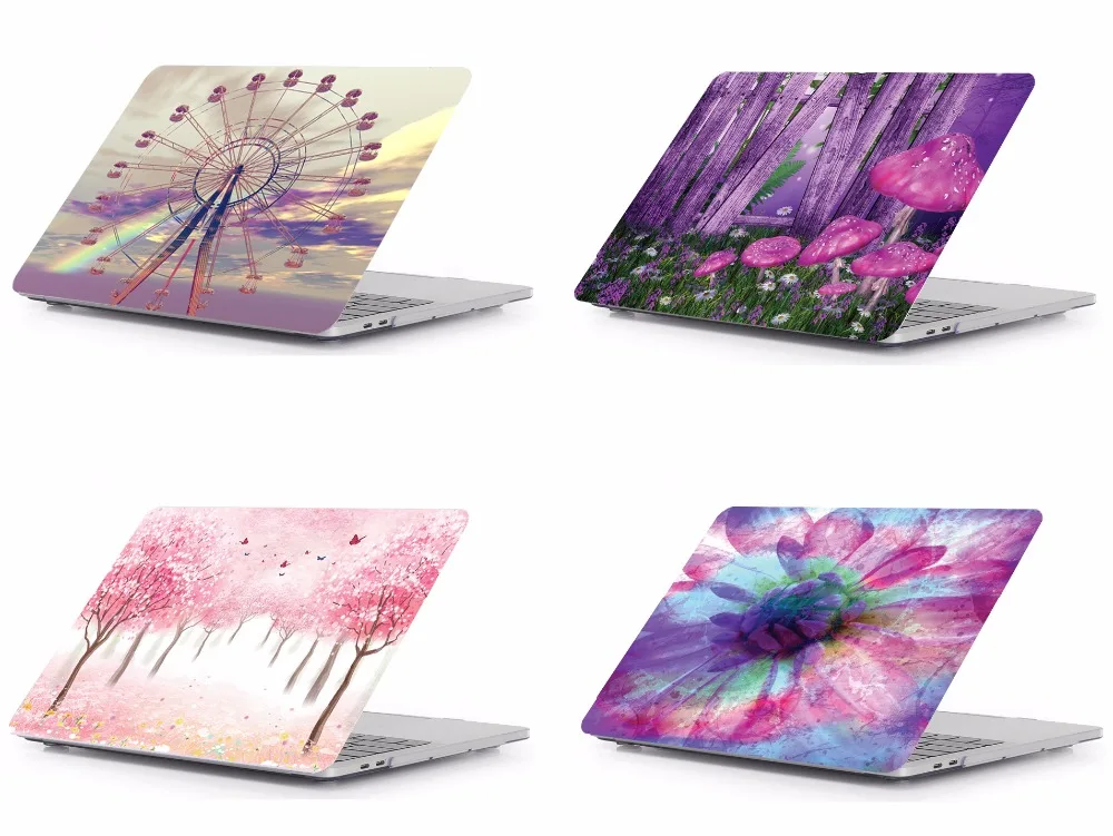 Laptop Print Pattern Protective Hard Shell Case Keyboard Cover Skin For 11 12 13 15 font