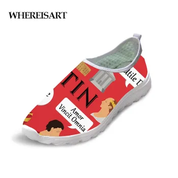 

WHEREISART New Arrival Shoes New Men Shoes Sneakers in Men's Casual Fashion Shoes Mesh LetterS hoes For Men Men Light