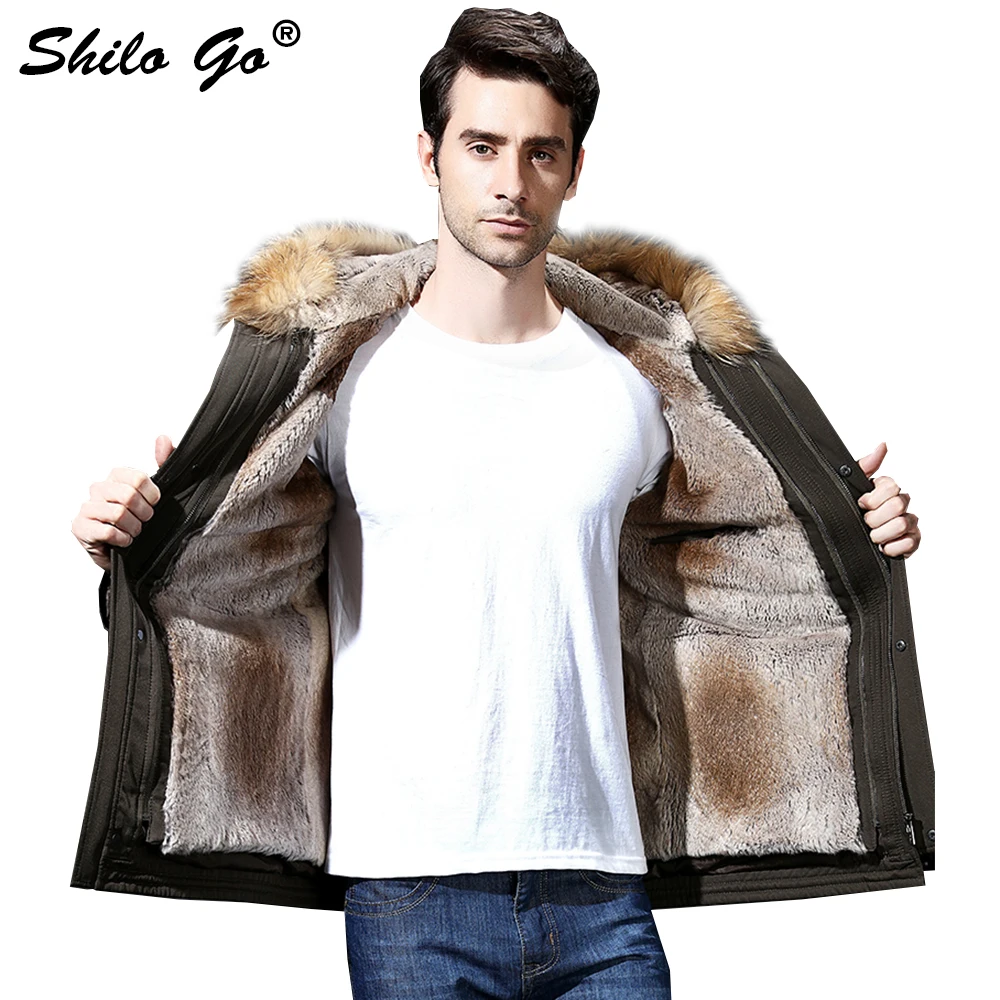 4XL Men Winter Army Green Parkas Coat Thick Parkas Plus Size Zipper