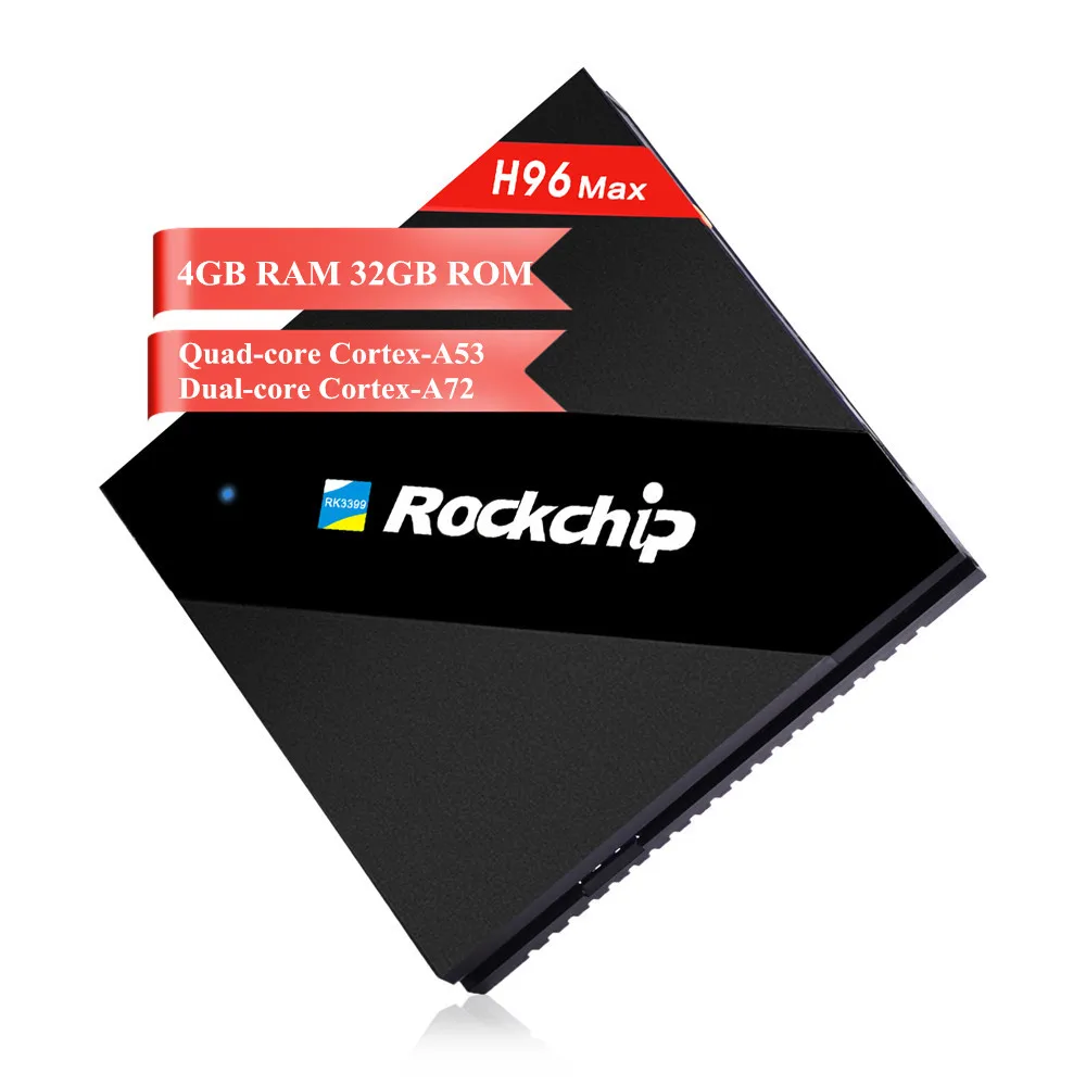 H96 Max Android 6.0 RK3399 6 core TV Box 4GB RAM 32GB ROM