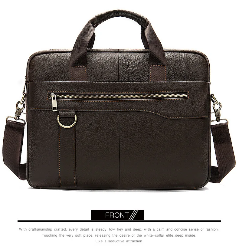 2019 новый мужской портфель сумка высокого качества Бизнес известный бренд коровья кожа сумки через плечо для мужчин офисные сумки для
