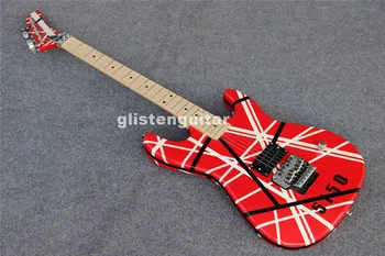 

Free shipping evh Electric guitar , customsize accepted,with folyd rose