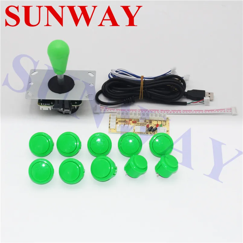1 Player DIY arcade joystick handle set kits with 8 Way Joystick Push