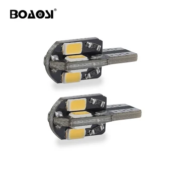 

10x Super Bright T10 194 168 W5W 8SMD 5730 Cree Chip Wedge Base Car Auto LED Reverse Light Backup Light with Projector Lens