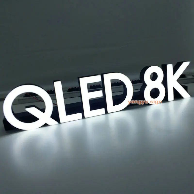 

QLED 8K Advertising led backlit illuminated display sign