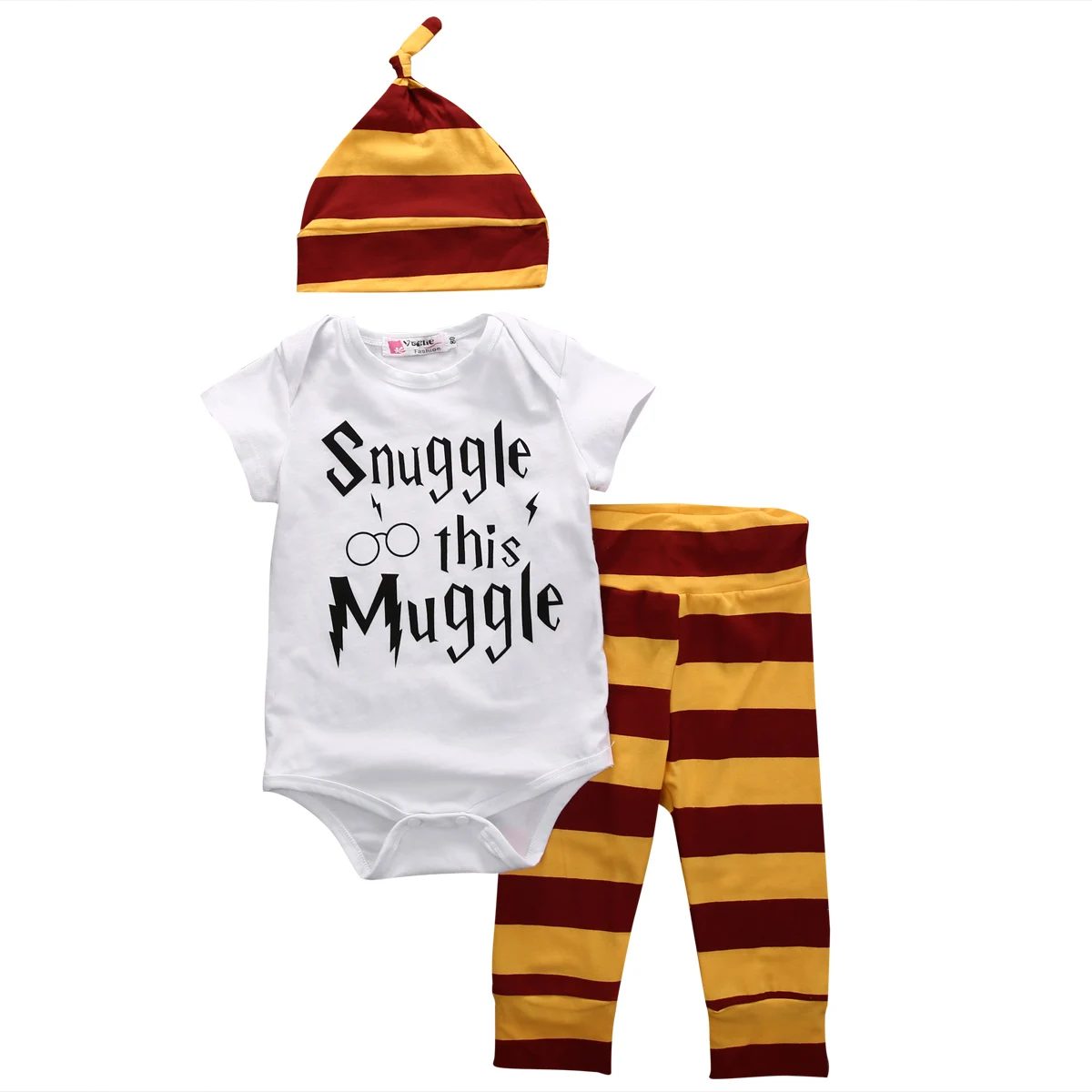 

New 2019 baby boy clothing set Short sleeved printing romper +pants+hat fashion baby boys girls clothes newborn 3pcs suit