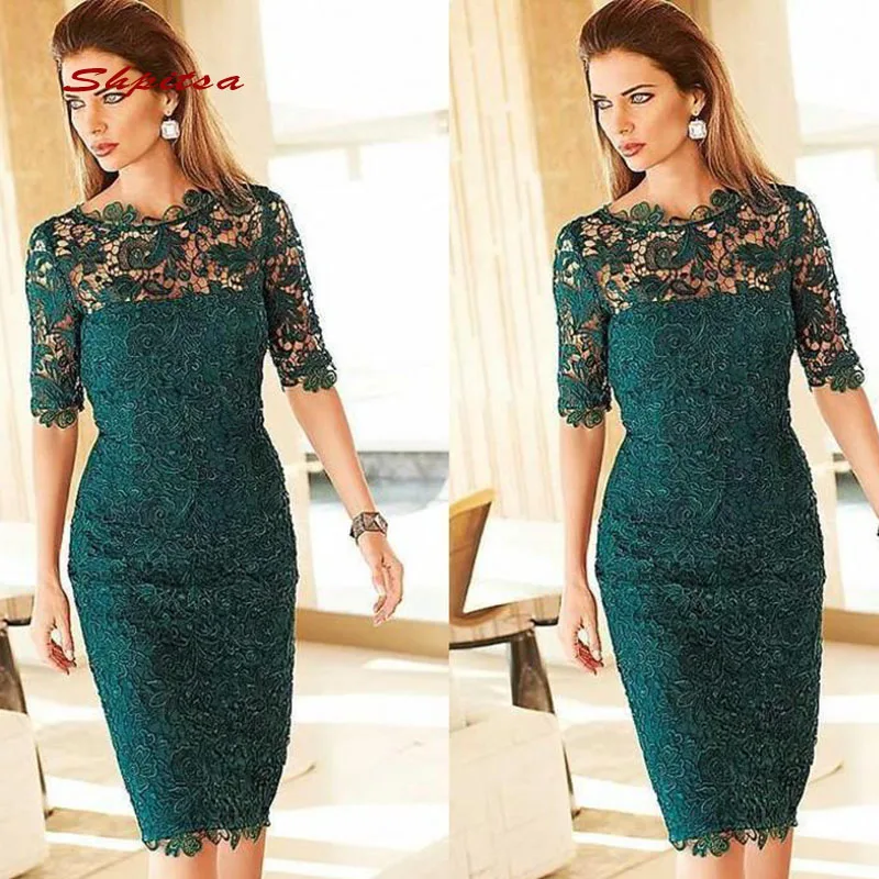 emerald green dinner dress