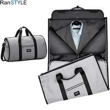 Складная сумка для костюма, водонепроницаемая оксфордская мужская дорожная сумка, ручная кладь, Большая складная деловая дорожная сумка для костюма