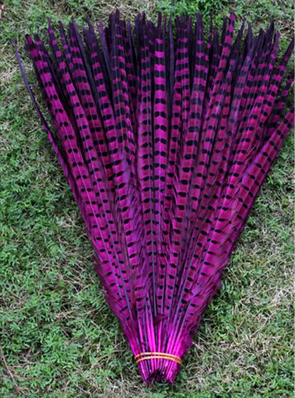 

free delivery! 50pcs18-20 inch / 45-50cm high quality Rose pheasant feathers, stage feathers decoration