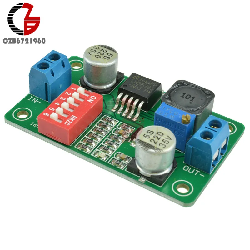 DC-DC LM2596 3A Напряжение 5 V-36 V до 1,5 V-33 V понижающего преобразователя постоянного тока трансформатор Регулируемый силовой модуль для Arduino