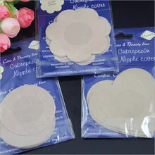 Женские Невидимые сексуальные Стикини одноразовые накладки на грудь клей патч бюстгальтер в форме лепестков 10 шт./упак