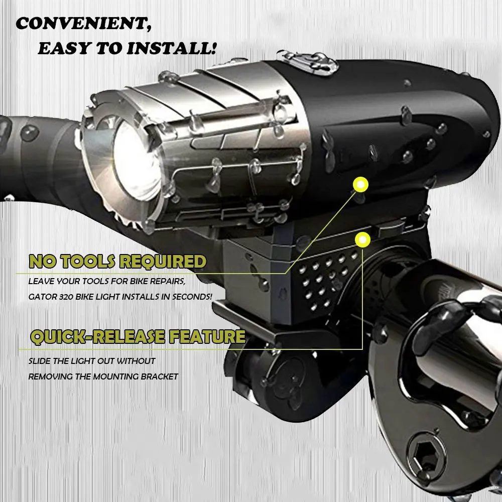 Discount LED Super Bright Bicycle Headlights USB Charging Waterproof Lithium Battery Rear Bike Lamp Cycling Intimate Accessories 9