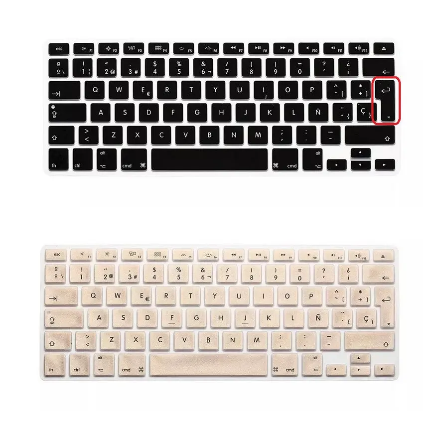 Чехол для клавиатуры с испанской Европейской версией чехол нового MacBook Pro 13