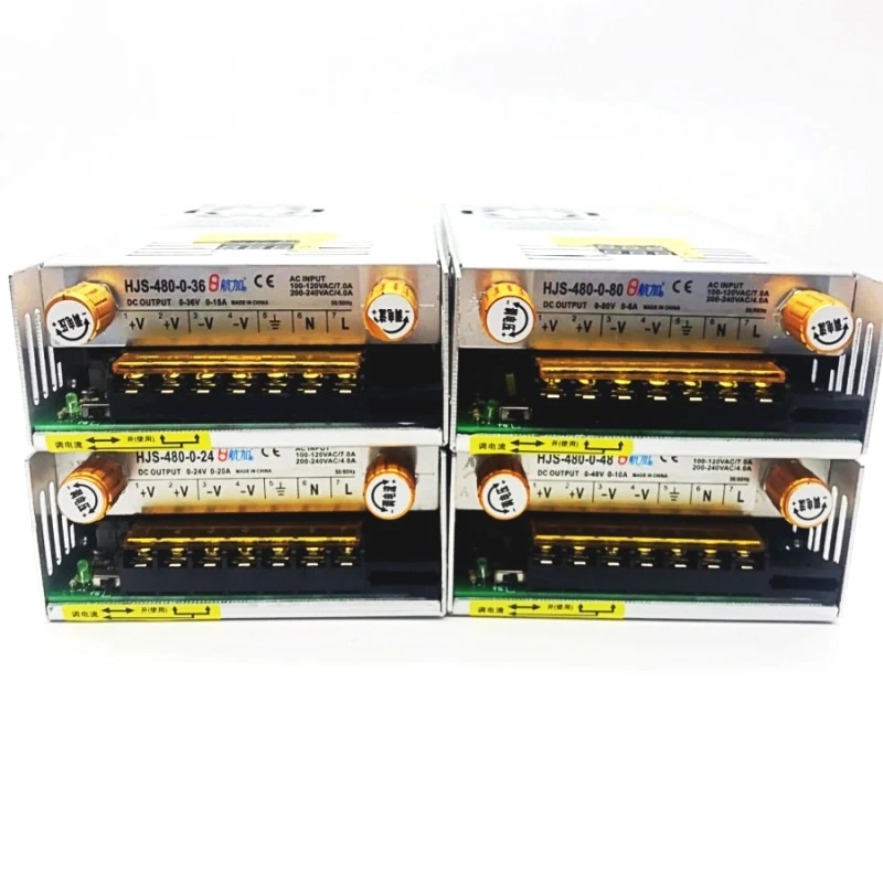 AC-DC Converter Digital display current Voltage adjustable Switch regulated power supply DC 12V 24v 36v 48v 60v 80v 120v 480W-5