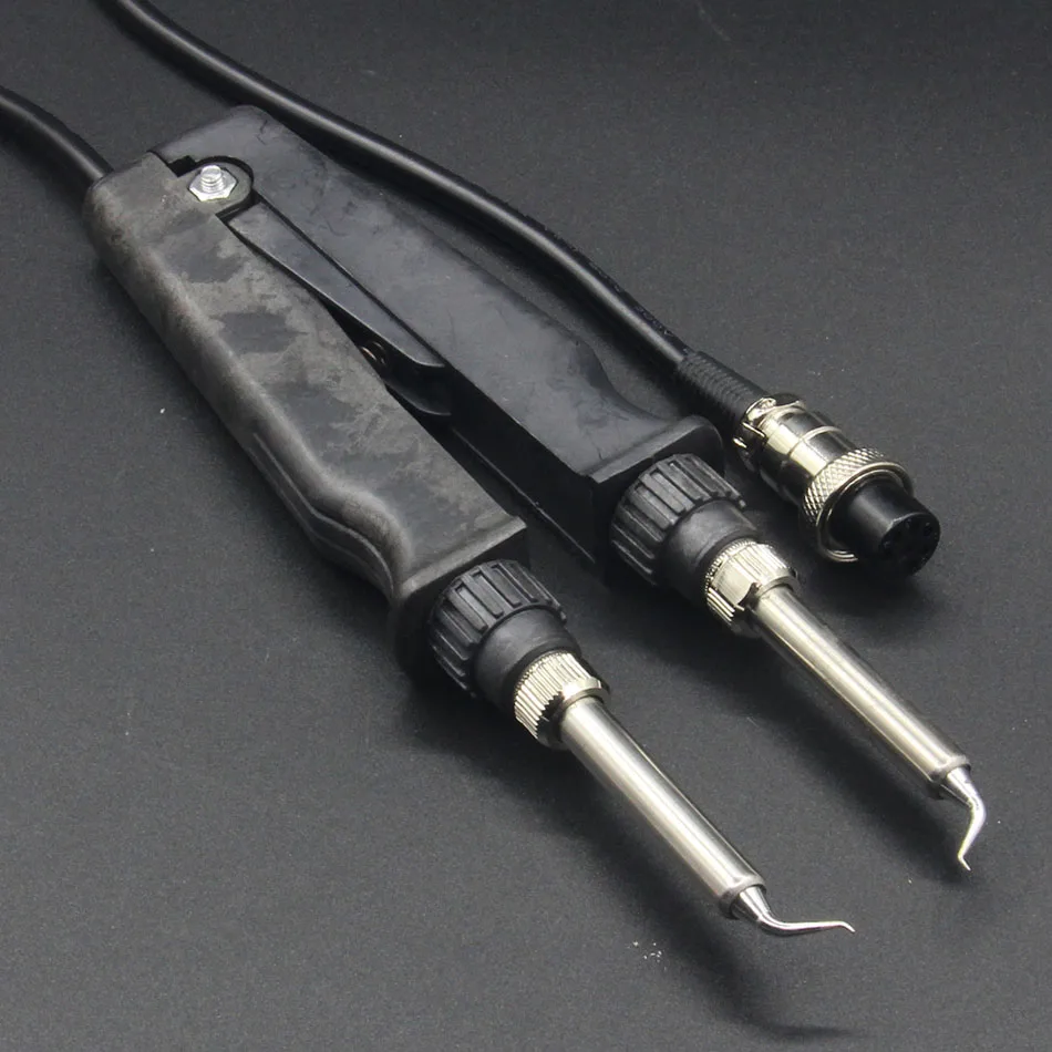 Comprar Accesorios de estación de soldadura alicates de calefacción mango 7 pin para GORDAK 902 ESD SMD pinzas de soldadura