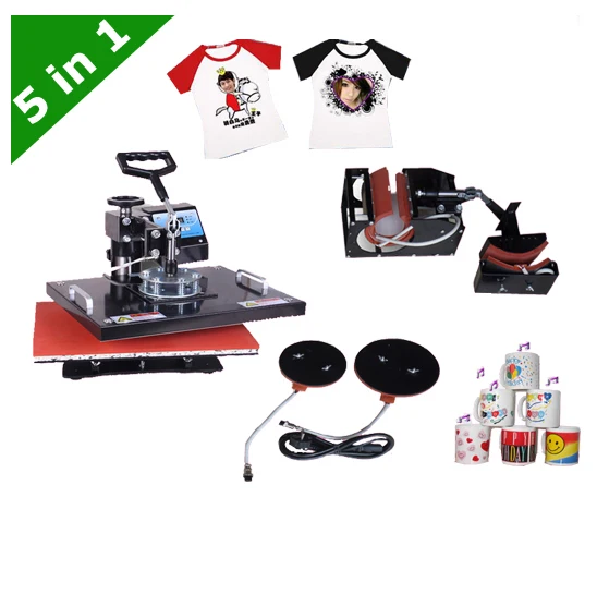 DHL free shipping 5 in1 multifunction T shirt plate mug hat font b heat b font