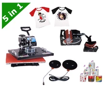 DHL free shipping 5 in1 multifunction T shirt plate mug hat heat press machine LY 035