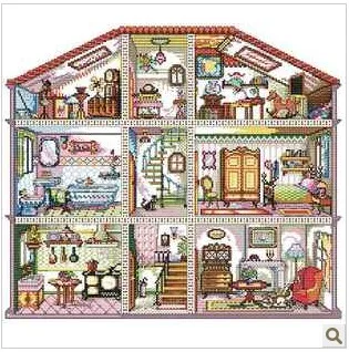 

simliar dmc threads cross stitch higher quality Factory Shop Cross Stitch Kit Lovely Children Room Free Shipping