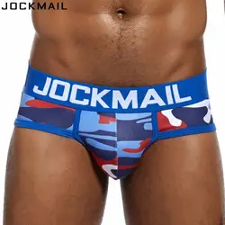 JOCKMAIL брендовые камуфляжные мужские нижнее белье трусы Ropa Interior Hombre Cuecas трусики sous vetement homme Сексуальное ГОРЯЧЕЕ Гей Нижнее белье