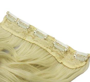 Soowee 60cm Long Synthetic Hair Clip In Hair Extension Heat Resistant Hairpiece Natural Wavy Hair Piece 6