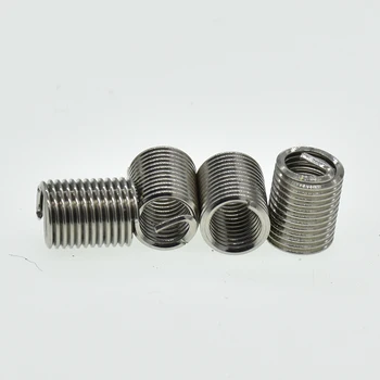 

50PCS M6*1*3D Screw Thread Insert Stainless Steel Fasteners Repair Tools Kit Coiled Wire Helical Screw Sleeve Set