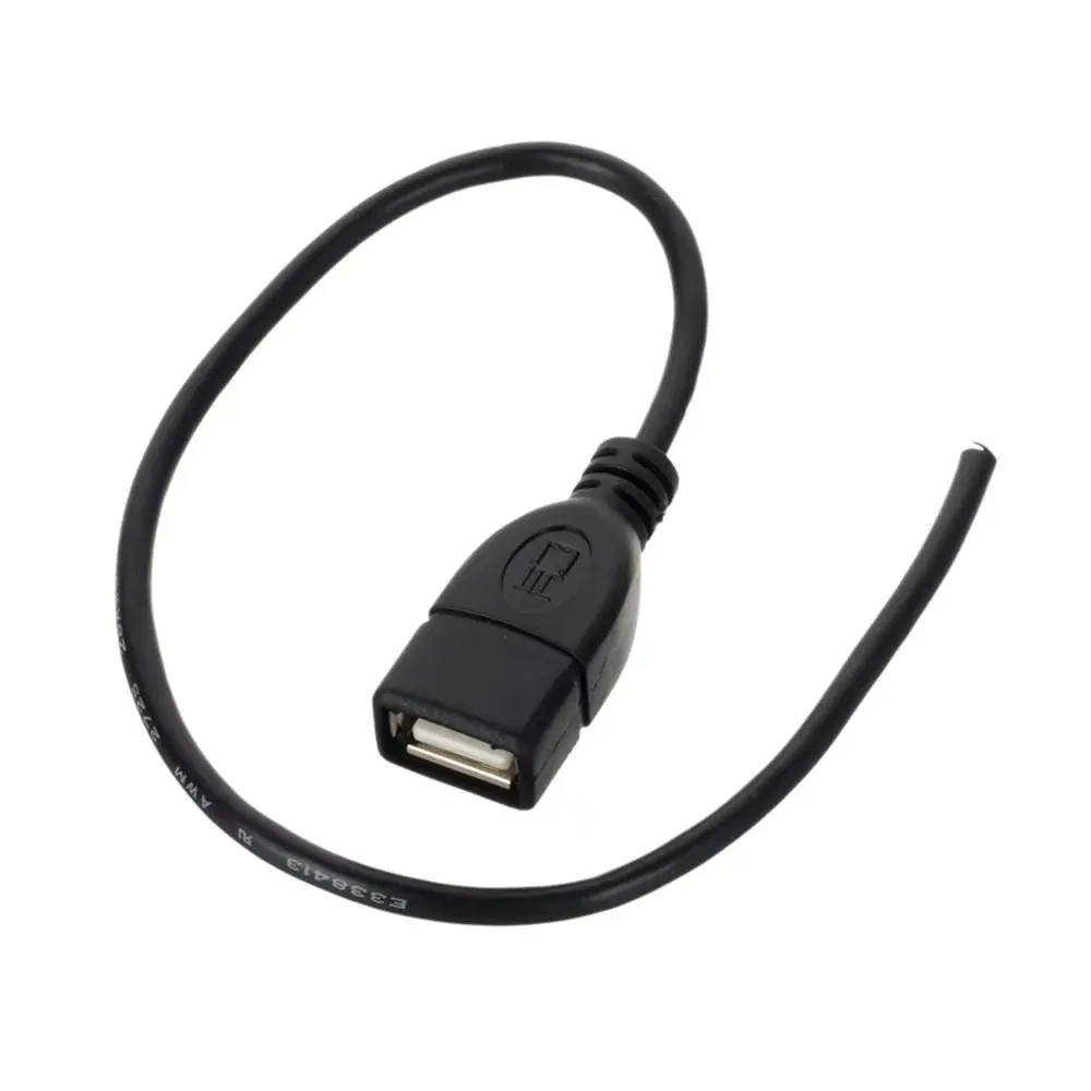 USB2.0 USB 2 0 A Тип женский 4 провода без разъема для DIY OEM стиральная машина с черным