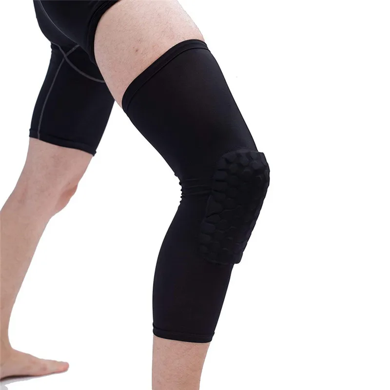 

Anti-collision Kneepad Ball Sports Ventilation Compression Pro Knee Sleeves Socks Hex Honeycomb Wraps Brace Protection#291605