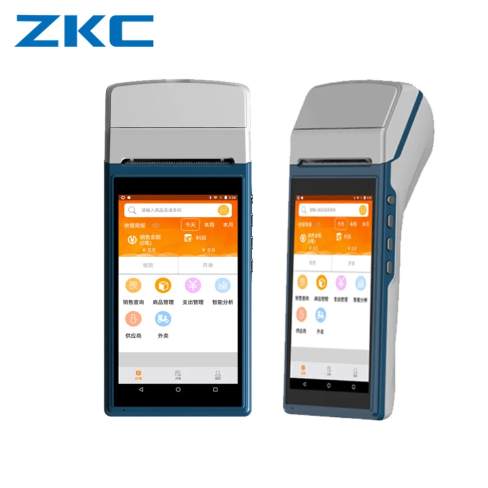 ZKC5501 POS терминал беспроводной PDA с принтер этикеток Barcoce сканер|Принтеры| |