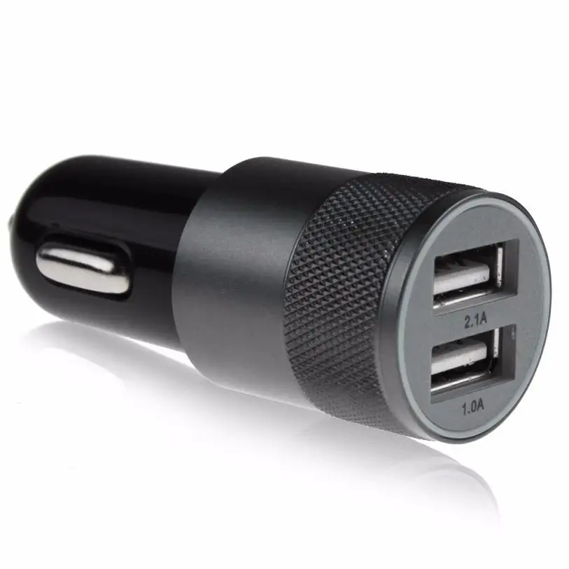 Fest отправка Мини двойной порт USB 12V Универсальный в автомобиль Зажигалка Розетка