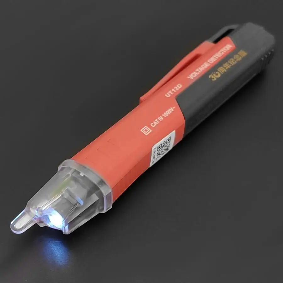 

UT12D AC Voltage Detectors High Sensitivity Non-contact Test Pencil AC/24V~1000V AAA battery with Light Tester Pen