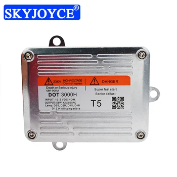 

SKYJOYCE AC 12V 55W Original DLT T5 Fast bright HID XenonBallast For 55W H1 H7 H11 D2H DLT HID Kit 55W Quick start HID Reactor