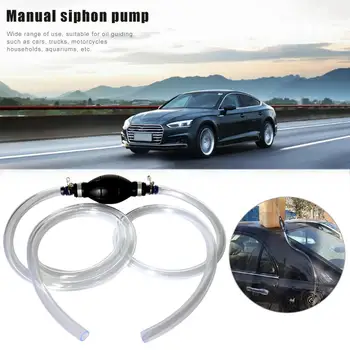 

2.1M 15mm Large Diameter Check Valve Car Siphon Hose Manual Pump Fuel Pipe Pumping Suitable For Car Truck Motor