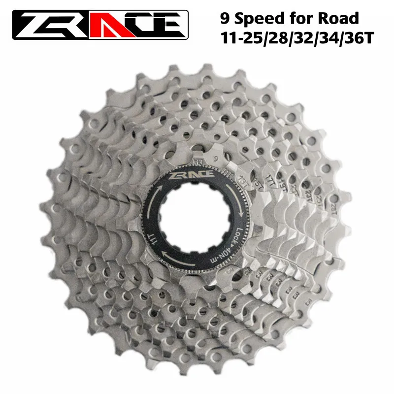 Кассеты для шоссейного велосипеда zracing 8s 9s 11-25 T/28 T/32 T/34 T/36 T Freewheel, 9 скоростей кассета для велосипеда Alivio Acera SORA