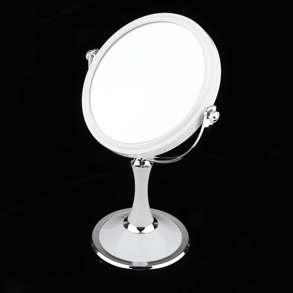 

Dual Sided Freestanding 1X/3X Magnifying Mirror Countertop Makeup Shaving Cosmetic Mirror with Stand