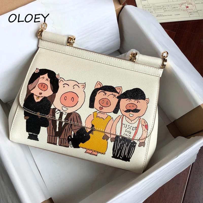 

brand genuine leather bag for women 2019 messenger bag cross body luxury handbags woman tote bags designer bolsa feminina#6985