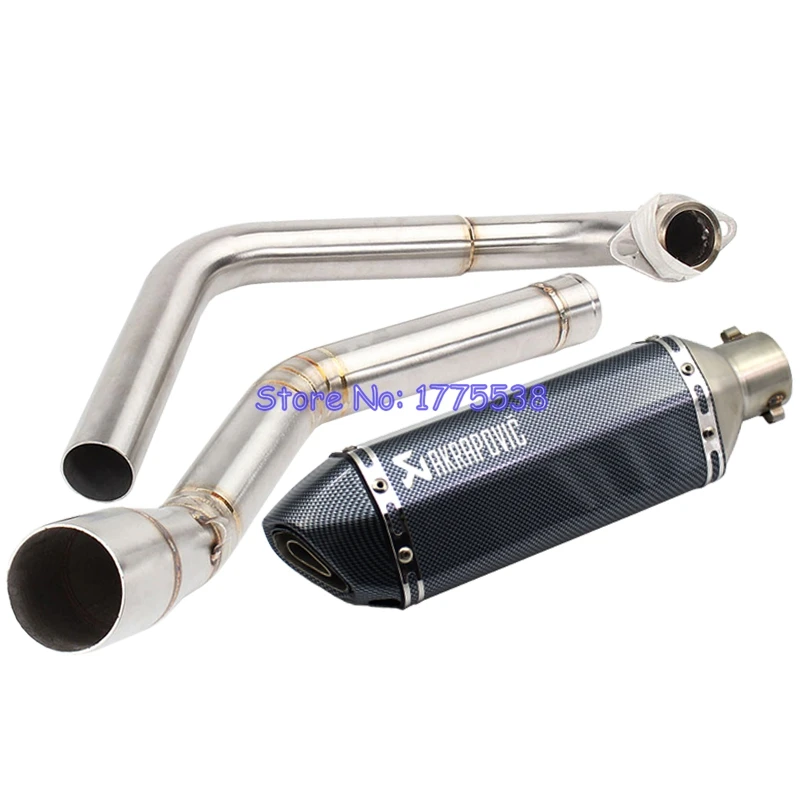 

Motorcycle YZF-R15 MT-15 2008-2017 MT-125 Exhaust System Link Pipe with Muffler Exhaust Set for 08-17 YZF R15 MT 15 MT 125 Escape Moto